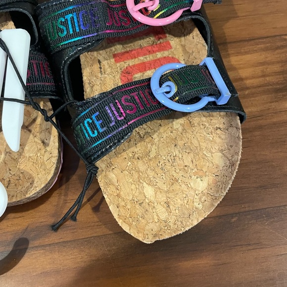 Girls‎ Justice Sandles size 3 NWT - Picture 3 of 4